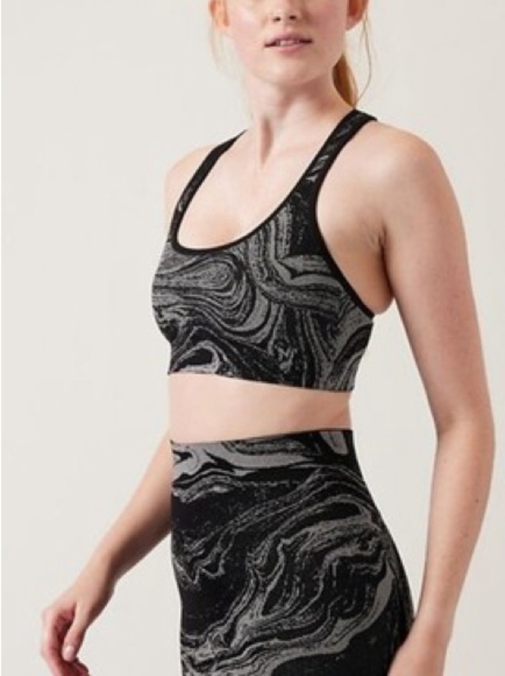 Athleta Aurora Seamless Shine Sports Bra Size Small